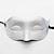 preiswerte Halloween 2023-Masquerade Ball Maske Mann halbe Gesichtsmaske Halloween Party Zoro Ball Show Performance flache Maske