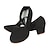 levne Baletní boty-sun Lisa dámská baletní obuv plesová obuv trénink výkon cvičení podpatek tlustý podpatek kožená podrážka šněrovací gumička dospělí
