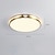 billige Loftslys-led loftslys dæmpbart messing 30/40/50cm cirkeldesign geometriske former loftslamper kobber varm hvid kold hvid 110-240v