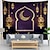 abordables Tapisseries de vacances-Ramadan eid mubarak tapisserie murale art décor photographie toile de fond couverture rideau suspendu maison chambre salon décoration