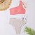 preiswerte Einteiler-Damen Badeanzug Ein Stück Normal Bademode Farbblock Ausgeschnitten Schwarz Weiß Rosa Blau Bodysuit Badeanzüge Strandbekleidung Sommer Sport