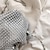 billige Aftenvesker-kvinners kveldsveske bøtteveske clutchvesker for kvelds bryllupsfest med krystaller stor kapasitet i sølv svart gull
