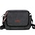 cheap Men&#039;s Bags-Unisex Crossbody Bag Canvas Daily Zipper Black Khaki Coffee