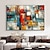 cheap Abstract Paintings-Oil Paintings Wall Art On Canvas Wall Art Decoration Modern Abstract Picture For Home Decor Rolled Frameless Unstretched Painting