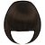 preiswerte Stirn-Pony-Rose Knospe Pony Haarspange in Pony Haarverlängerungen synthetischer flacher Pony mit Schläfen Vorderseite Fransen Pony Haarteile für Frauen