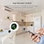 ieftine Aparate inteligente-Senzori de umiditate de temperatură wifi tuya termometru higrometru inteligent de interior cu iluminare de fundal a ecranului LCD suport Google Home Alexa