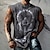 cheap Men&#039;s 3D Tank Tops-Men&#039;s Vest Top Sleeveless T Shirt for Men Graphic Skull Skeleton Crew Neck Clothing Apparel 3D Print Daily Sports Sleeveless Print Fashion Designer Muscle
