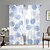 cheap Curtains &amp; Drapes-Floral Sheer Curtain Panels Grommet/Eyelet Curtain Drapes For Living Room Bedroom, Farmhouse Curtain for Kitchen Balcony Door Window Treatments Room Darkening
