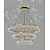 economico Luci a sospensione-lampadari led ring circle design 40+60+80cm Lampadario a led dimmerabile a 3 luci a più livelli