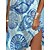 cheap Casual Dresses-Women&#039;s Casual Dress Graphic Shift Dress Sundress Strap Print Mini Dress Outdoor Daily Tropical Hawaiian Loose Fit Sleeveless Blue Spring Summer S M L XL XXL