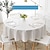 baratos Toalhas de Mesa-Toalha de mesa redonda de vinil, toalha de mesa limpa de primavera, oleado, fazenda, piquenique ao ar livre, cobertura de mesa para jantar de casamento