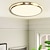 cheap Ceiling Lights-LED Ceilling Light Dimmable Brass 30/40/50cm Circle Design Geometric Shapes Ceiling Lights Copper Warm White Cold White 110-240V