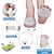 billige Hjemmehelse-metatarsal pads, gel-tåskillere, knystkorrigeringspute, tåavstandsstykker, ball of foot-puter, myke&amp;amp;pustende, ide for mortonneuromer, blemmer, diabetiske føtter, hammertå, rask smertelindring