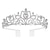 billige Tilbehør til hårstyling-tillykke med fødselsdagen bryllup dronning tiara til kvinder fødselsdag kroner til kvinder diadem til kvinder tillykke med fødselsdagen skærf fødselsdagsfest forsyninger kvinder fødselsdag