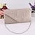 cheap Clutches &amp; Evening Bags-Women&#039;s Evening Bag Clutch Bags Polyester for Evening Bridal Wedding Party in Solid Color Silver Black Almond