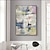 billige Abstrakte malerier-Hang-Painted Oliemaleri Hånd malede Horisontal panorama Abstrakt Landskab Moderne Uden indre ramme (ingen ramme)