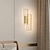economico Lampade LED da parete-lightinthebox applique da parete a led per interni rettangolo dorato doppia luce a parete luce moderna illuminazione da parete a led in metallo per camera da letto sala da pranzo lampada da comodino