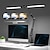 cheap Indoor Lighting-LED Reading Desk Lamp 24W Folding Swing Arm Desk Lamp with Clamp Dimmable Suitable for Workbench Home Eye Care Office Study Shustar