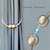 halpa Verhotarvikkeet-magneettinen verhon solmio selkänojat ikkunat kultaiset verhot soljet kiinnikkeet pidikkeet kotiin makuuhuoneeseen toimisto koristeverho 1 kpl