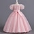 Χαμηλού Κόστους Φορέματα για πάρτι-Παιδιά Κοριτσίστικα Φόρεμα για πάρτυ Συμπαγές Χρώμα Κοντομάνικο Επίδοση Γάμου Κομψό Πριγκίπισσα Πολυεστέρας Μακρύ Φόρεμα τούλι Καλοκαίρι Άνοιξη 4-13 χρόνια Λευκό Ανθισμένο Ροζ Θαλασσί
