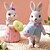 cheap Decorative Objects-Easter Bunny Egg Decoration Decoration Decoration Household Holiday Decoration Couple Rabbit Decoration 1PC