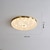 tanie Lampy sufitowe-kryształowe oświetlenie sufitowe led możliwość przyciemniania 35cm w kształcie koła miedziane lampy sufitowe do salonu 110-240v