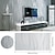 cheap Geometric &amp; Stripes Wallpaper-Cool Wallpapers Wall Mural Solid Color White Grey Gold Wallpaper Removable Background Wallpaper Non Woven for Home Decoration Waterproof Material Home Decor 53*950cm