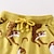 cheap Bottoms-Kids Boys Shorts Pocket Cartoon Comfort Shorts School Cotton Cool Daily Yellow Mid Waist