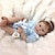 preiswerte Lebensechte Puppe-20-Zoll-Rabe, fertig bemalte, wiedergeborene Puppe, lebensechte Soft-Touch-Babypuppe, 3D-Haut, sichtbare Adern mit Wurzelhaar