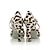 baratos Sapatos de Dança Latina-Mulheres Sapatos de Dança Latina Profissional Sapatos Confortáveis Simples Estampado Leopardo Fivela Adulto Leopardo