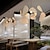 abordables Design Lanterne-led pendentif lumière lustre en rotin fait à la main bambou art suspension lampe îlot de cuisine suspension, grille de feuille créative jardin rural lampe en rotin éclairage simple