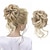 olcso Kontyok-konty haj darab kócos, feldúsított hajhosszabbítás elasztikus hajgumival göndör haj konty rántás nőknek
