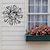 preiswerte Wanddekoration aus Metall-1pc verrückte Sonne Metall Wandkunst Außendekoration 27,9 cm rostfreie Wandskulptur ideal für Garten, Haus, Bauernhaus, Terrasse und Schlafzimmer
