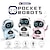 baratos entretenimento eletrônico-robô rc de bolso falando diálogo interativo reconhecimento de voz registro cantando dança contando história mini robô rc brinquedos presente