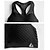 cheap Sports Bras-Women&#039;s Sports Bra High Support Solid Color Black White Spandex Yoga Fitness Gym Workout Bra Top Sport Activewear High Impact Breathable Comfortable Stretchy Slim