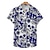 voordelige Hawaiiaanse reversoverhemden voor heren-Voor heren Overhemd Grafisch overhemd Aloha-shirt Doodskoppen Strijkijzer Zwart / Wit Rood blauw Straat Casual Korte mouw 3D Button-omlaag Kleding Modieus Ontwerper Casual Comfortabel