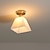levne Vestavná světla-polozapuštěné stropní světlo mramorové vintage průmyslové mini 18cm kulaté čiré skleněné koule polozapuštěné stropní světlo