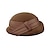 voordelige Feesthoeden-hoed 100% Wol Bowler / Cloche hoed Zomerhoed Formeel Casual Teaparty Kentucky Derby Damesdag Elegant Met Strik Helm Hoofddeksels