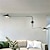preiswerte Indoor-Wandleuchten-Pendel-Wandlampe im einfachen Stil mit Kuppellampenschirm 1-2 Licht schwarze Wandlampe geeignet für Korridor Eingang Schlafzimmer Esszimmer E26 / E27-Glühlampe