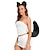 billige Tilbehør til hårstyling-rævehale klip kat ører ulv poter handsker cosplay kostume halloween fancy fest kostume tilbehør