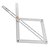 cheap Hand Tools-Corner Angle Finder, 0-170° Goniometer Ruler, Multifunctional Diagonal Ceiling Profiler, 4‑Fold Multi Angle Measurement Tool
