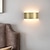 billige LED-væglys-lightinthebox led væglampe guld halvcylindret væglampe postmoderne 1 let metal flush væglampe op og ned væglamper kobber væglamper