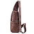 cheap Men&#039;s Bags-Men&#039;s Sling Shoulder Bag Chest Bag Cowhide Outdoor Daily Zipper Waterproof Solid Color Black Grey Black Yellow