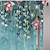tanie Tapeta kwiatowa i rośliny-niebieski malowidła ścienne tło w stylu art deco 3d tapety ścienne dekoracje do domu współczesny klasyczny oblicowywanie ścian płótno materiał samoprzylepne tapety ścienne tkaniny pokój okładzina ścienna