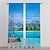 cheap Curtains &amp; Drapes-Blackout Curtain Drape Door Curatin Panels 3D Digital Print Window Treatments Thermal Insulated Room Darkening Grommet for Living Room Wedding Balcony