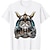 billige nyhed sjove hættetrøjer &amp; t-shirts-Vikinger Kat Krigere T-shirt Anime Klassisk Gadestil Til Par Herre Dame Voksne Varmstempling Afslappet / Hverdag