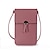 cheap Universal Cases &amp; Bags-Transparent touch screen Retro simple mobile phone bag women PU chain messenger bag small Flap bag Mini shoulder suspended bag
