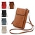 cheap Wallets-Women&#039;s Crossbody Bag Wallet Shoulder Bag Coin Purse Mobile Phone Bag Credit Card Holder Wallet PU Leather Outdoor Shopping Daily Zipper Solid Color Black Red Blue