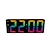 cheap Radios and Clocks-Digital Alarm Clock Color Font LED Display Bedroom Electronic Desktop Alarm Clock