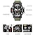 cheap Digital Watches-SMAEL Dual Display Men Sports Digital Watches Waterproof Sports Watch Military Man Alarm Stopwatch Quartz Wristwatch Male Digital Clock